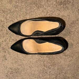 Classic Black Platform Women's Heels- Size 8.5